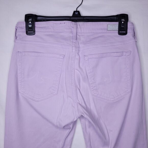 Adriano Goldschmied Jeans Womens 26R Lilac The Prima Mid Rise Cigarette - Picture 3 of 14
